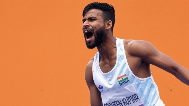 एशियन पैरा गेम्स: प्रवीण कुमार ने 2.05 मीटर छलांग से गोल्ड, बंटी को सिल्वर