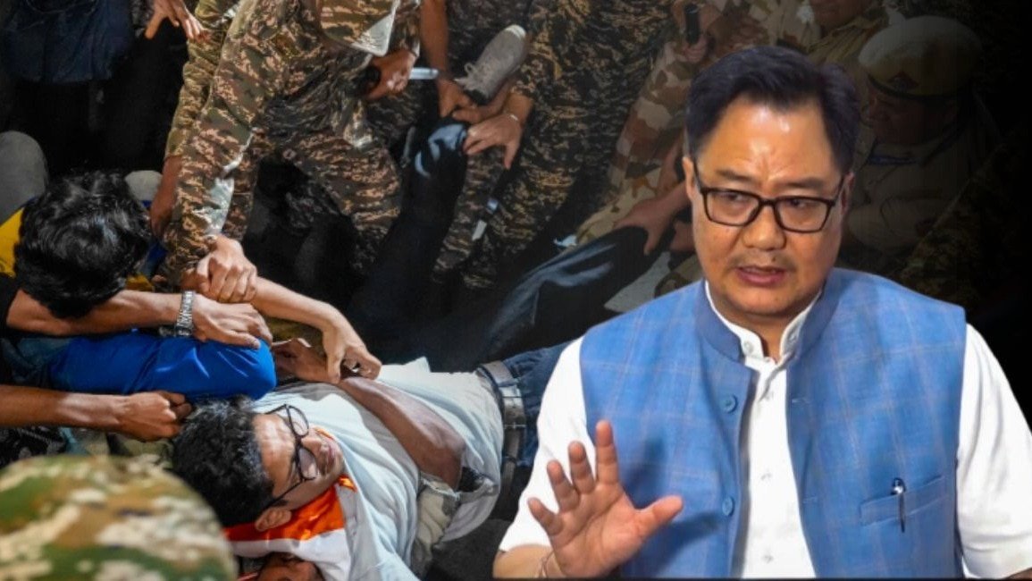 विपक्ष पर बरसे रिजिजू, बोले- भारत बांग्लादेश नहीं, बड़े आए रिजीम चेंज करने वाले